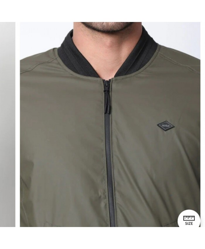 Buy Spykar Green Straight Fit Reversible Jacket for Mens Online @ Tata CLiQ