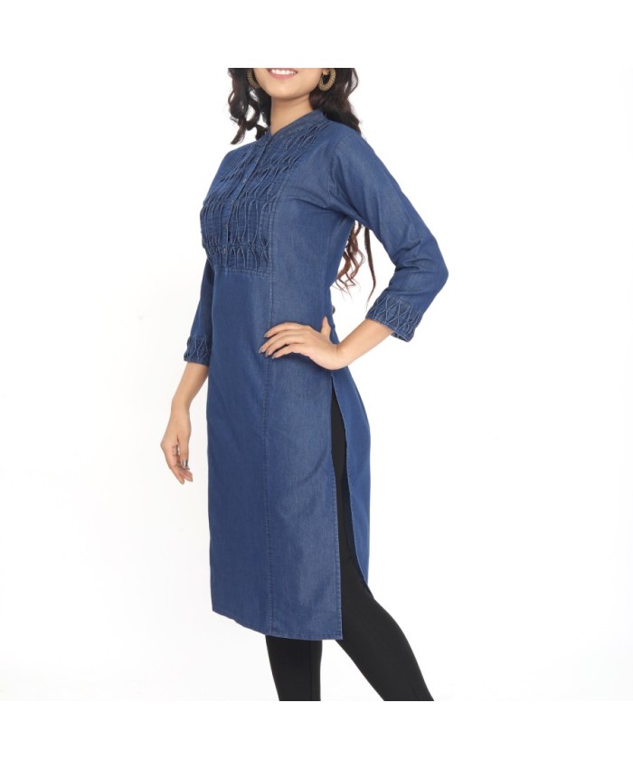 Pure denim Kurti at Rs.599/6 in surat offer by Clemira
