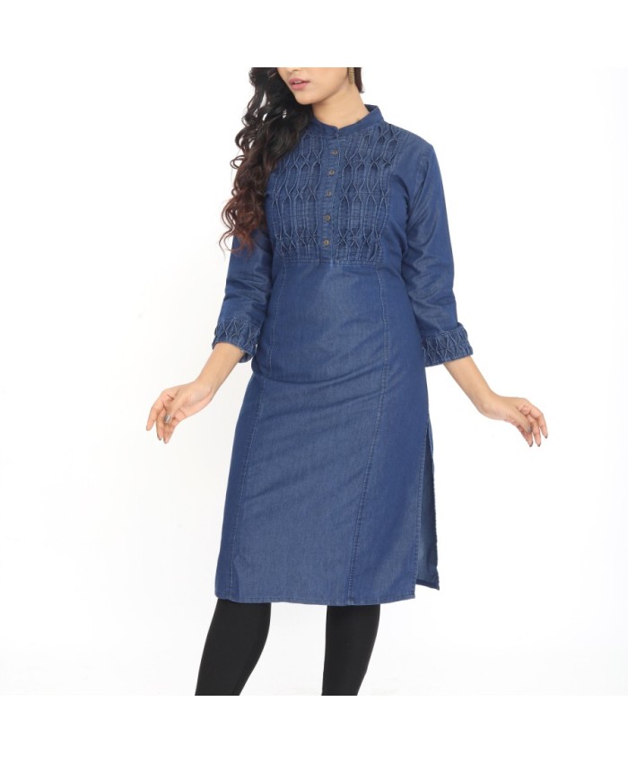 Style Souk Womens Denim Kurti: Amazon.in: Clothing & Accessories | Denim  kurti designs, Denim kurti, Kurti designs