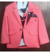 3 piece suit for kids pink