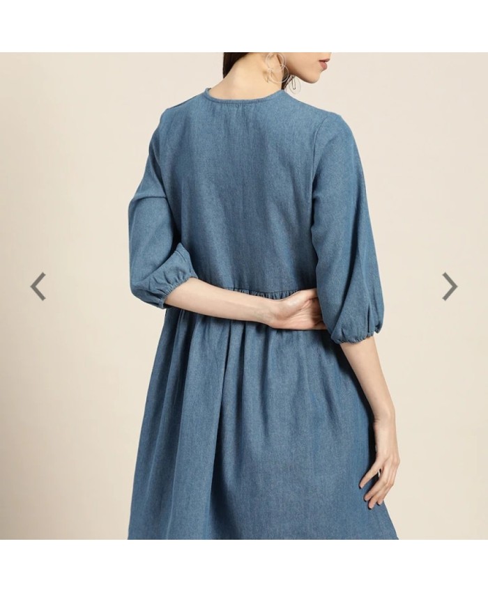 Buy Blue Dresses for Women by GAS Online | Ajio.com