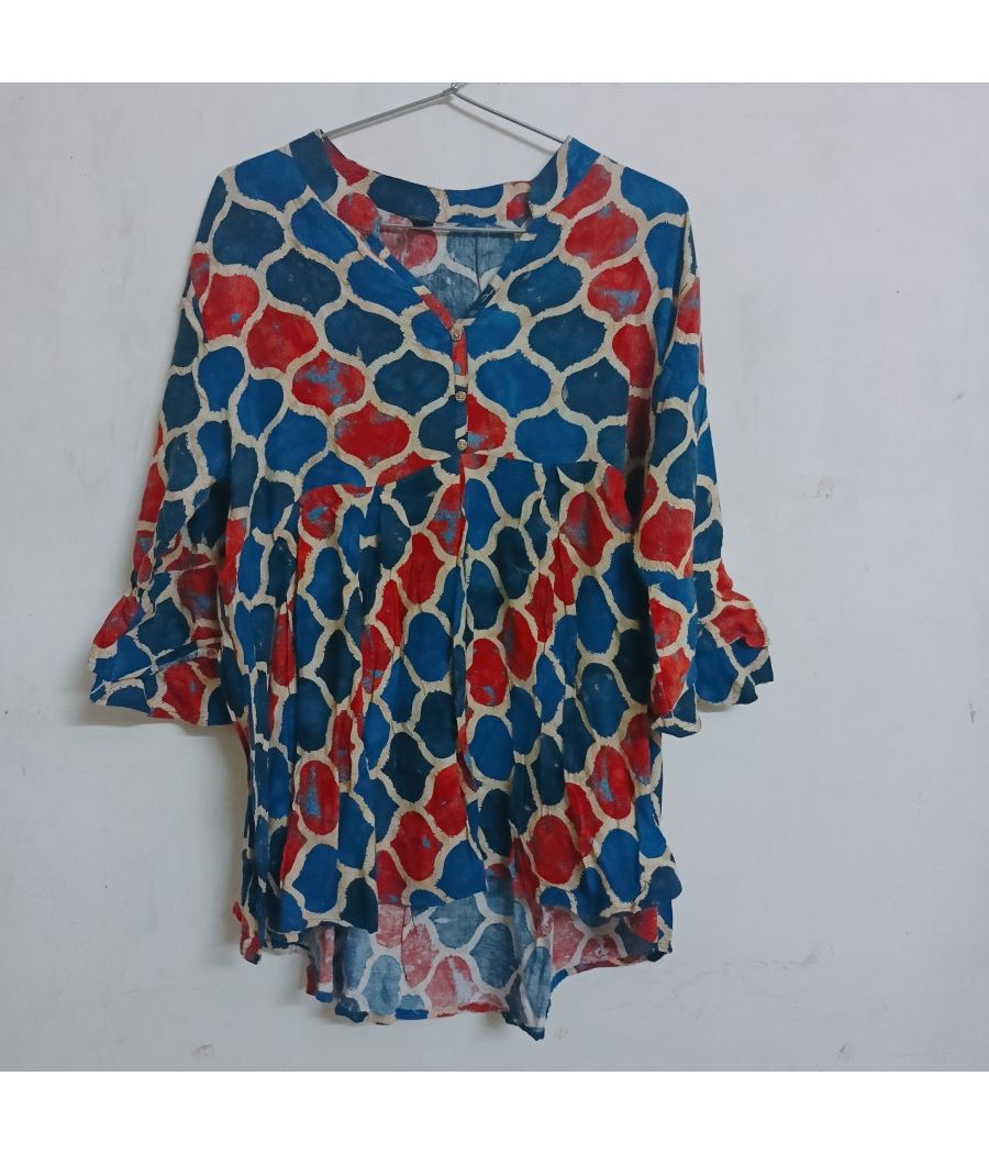 Bell sleeved flared Top