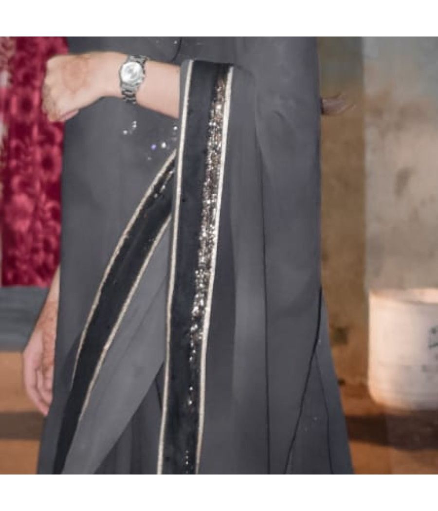 Black colour saree blouse