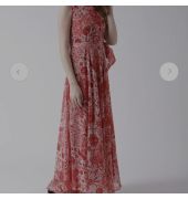 MsFQ Red Long Maxi Dress