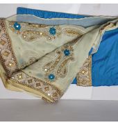 Silk Saree with stitched Padded Blouse