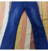 Blue boot cut jeans