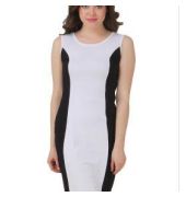 Black  White Bodycon Dress