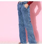 Roadster Women Wide Leg High Rise Stretchable Jeans