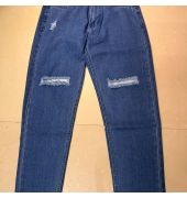 women blue comfort wide leg jeans