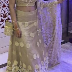 Vanilla Colored Lehenga