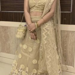 Vanilla Colored Lehenga