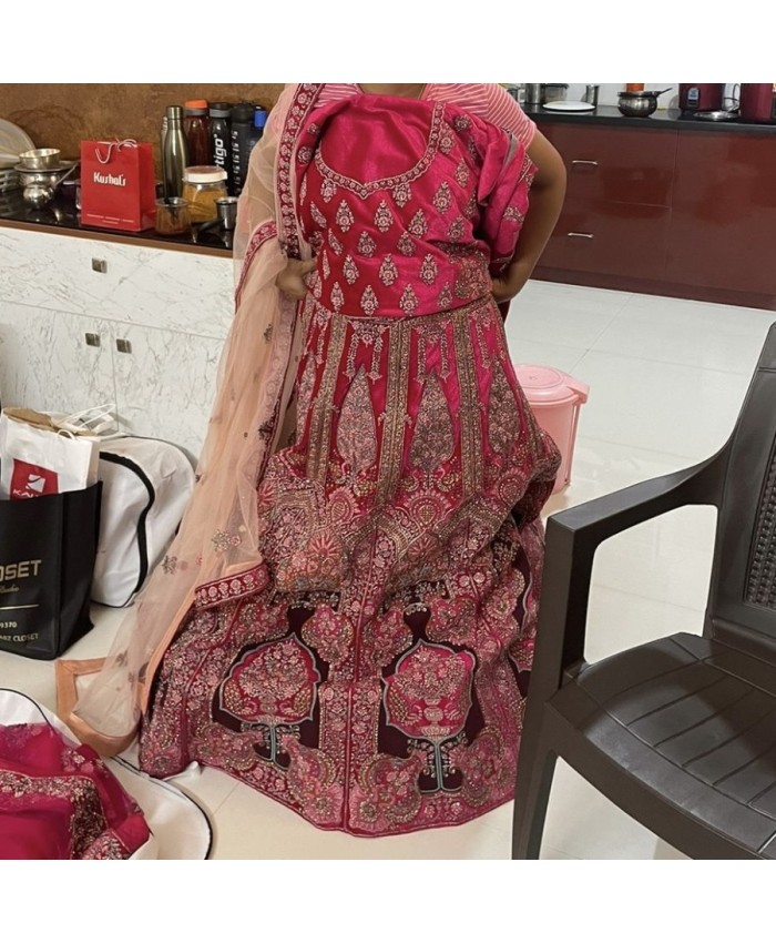 Bridal Half Sarees by Kalyan Silks | Silk saree blouse designs, Saree  blouse designs, Stylish sarees