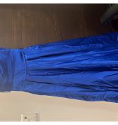 Classy blue party gown