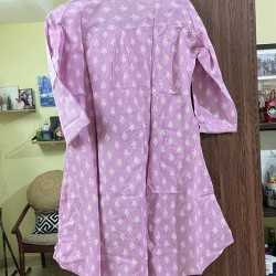 Lavender cotton kurti