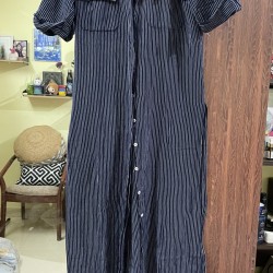 Long shirt striped dress