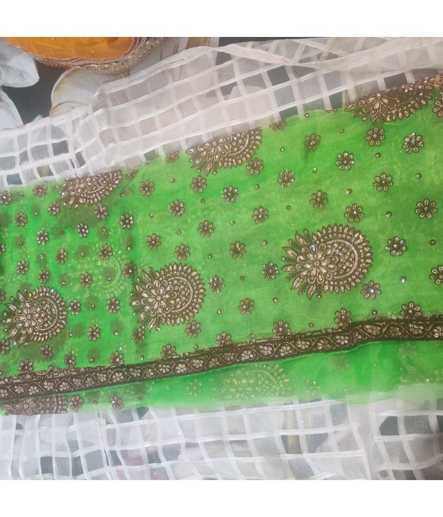 Beautiful Green colour saree