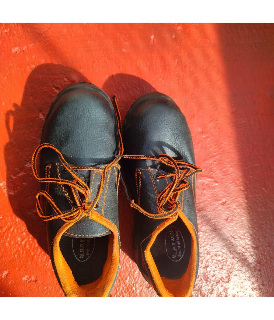 Steel toe Synthetic leather safety shoe
