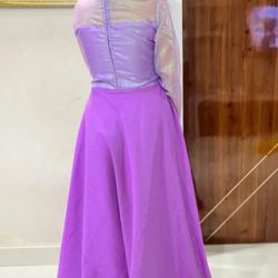 LAVENDER INDOWESTERN GOWN