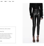 Zara Leather Leggings
