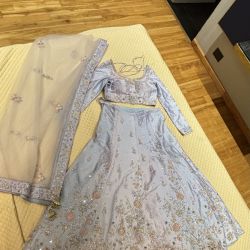 Ice Blue Lehenga