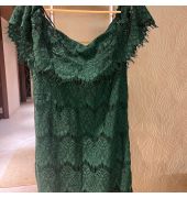 Green short dress from brand kazo