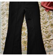 Black Flared trousers