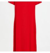 H  and M red body     dress