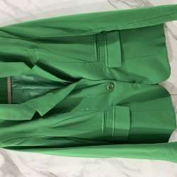 Green Statement Blazer For Women