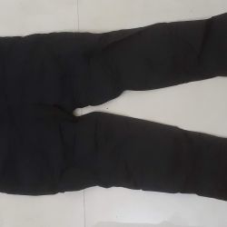 Women Plus size Office Trousers Black