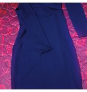 Blue bodycon dress