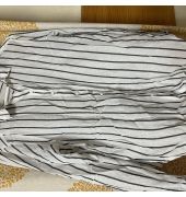 HM striped pure cotton shirt