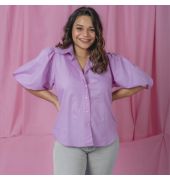 Wanda Puff Sleeve shirt - lilac