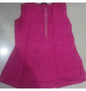 Pink short kurti