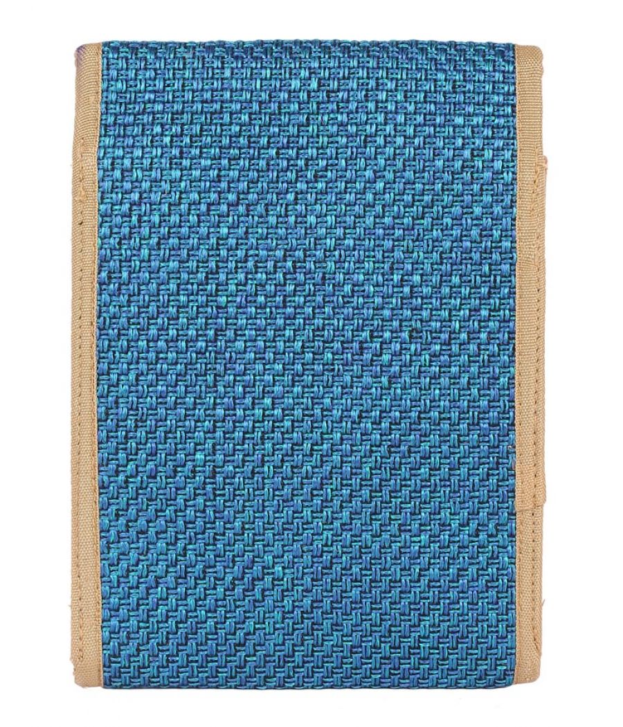 Aliado Jute Blue Coloured Velcro Closure Sling Bag