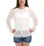 Etashee Certified Cotton White Button Closure Full Sleeves Casual Shirt 