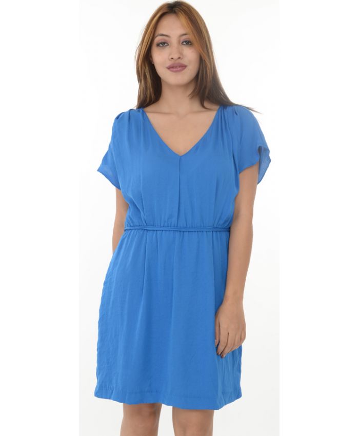 zara blue shift dress