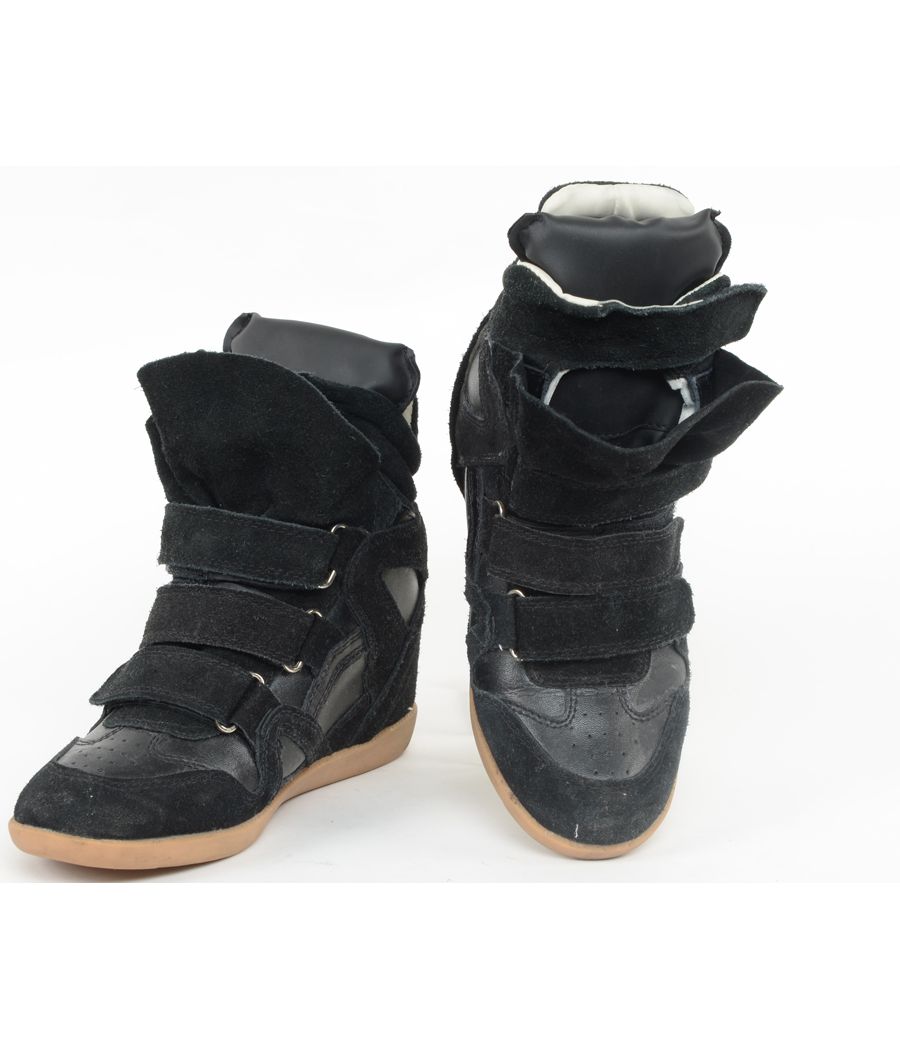 Black High Ankle Shoes
