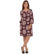 Laura Ashley Polyester Floral Printed Purple Dress