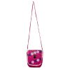 Envie Pink Zipper Closure Embellished Crossbody Bag 
