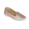Estatos PU Pink Coloured Broad Toe Flat Loafers 