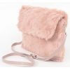 Aliado Faux Fur Peach/Pink Sling/Clutch Bag