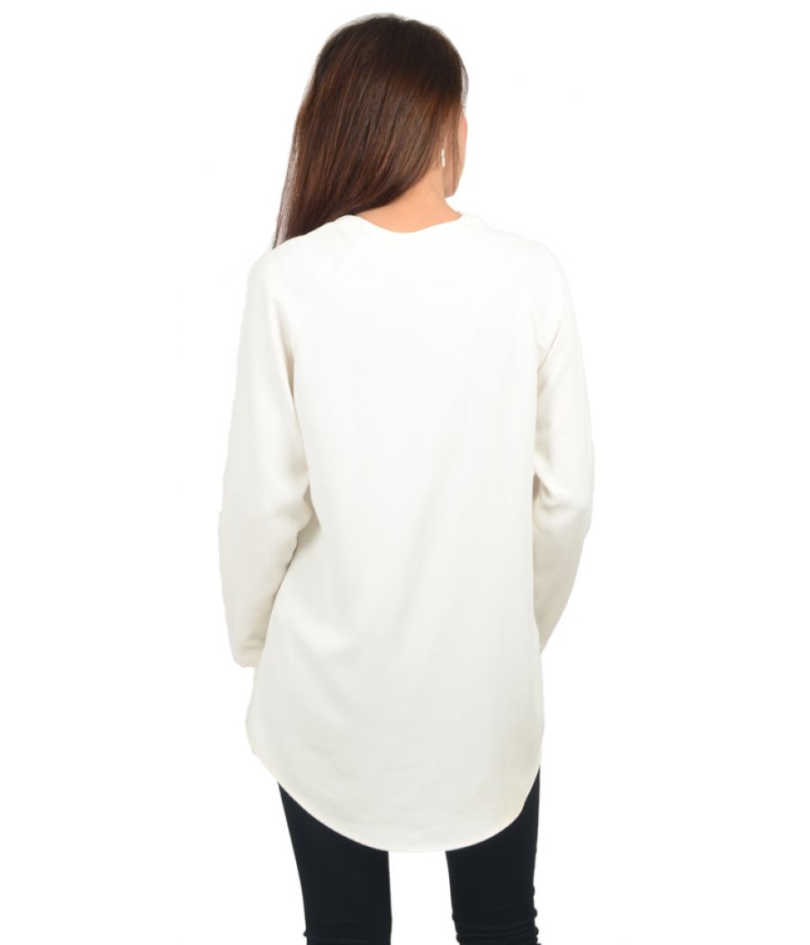 Zara Basic Off White Shirt