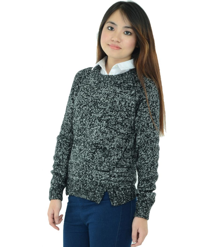 New Look Black and White Pullover