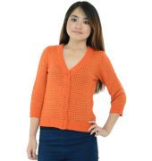 Zara Knit Orange Cardigan