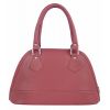 Aliado Faux Leather Magenta Coloured Zipper Closure Handbag