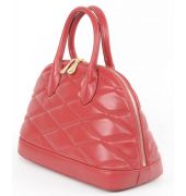 Aliado Synthetic Leather Quilted Red Handbag/Sling Bag 