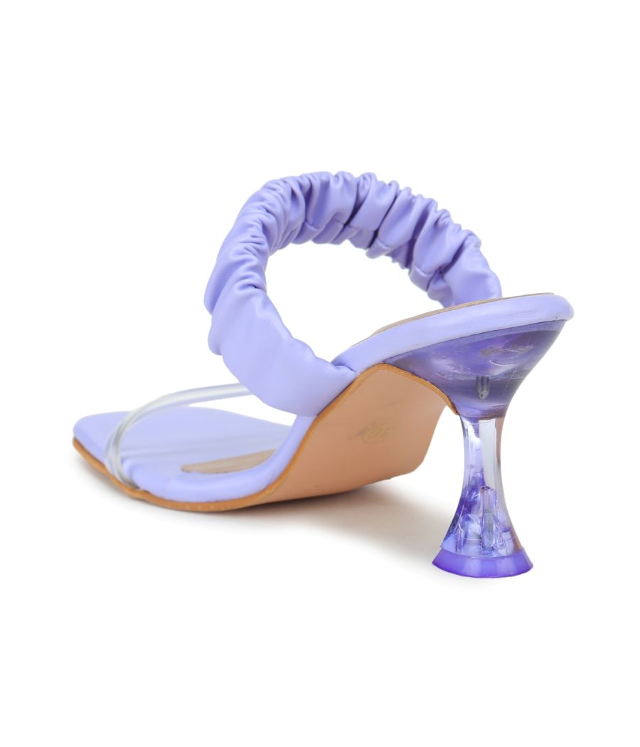 Estatos Kitten Heels Off White Sandals for Women (P33V104)