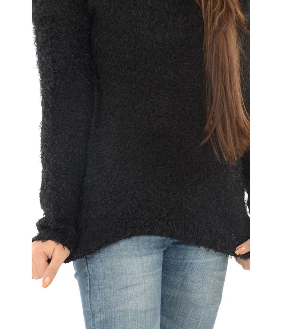 New Look Black Fluffy Sweater