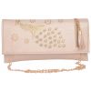 Envie Faux Leather Gold Coloured Magnetic Snap Sling Bag