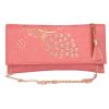 Envie Faux Leather Pink Coloured Magnetic Snap Sling Bag